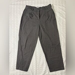 Treasure & Bond Grey Houndstooth Trousers L